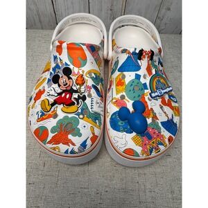 Crocs Disney World "Play in the Park" Clogs White Womens 10‎ Mens 8